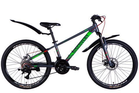 Велосипед AL 24" Discovery QUBE DD CS рама-11,5" сірий 2025 OPS-DIS-24-336 фото
