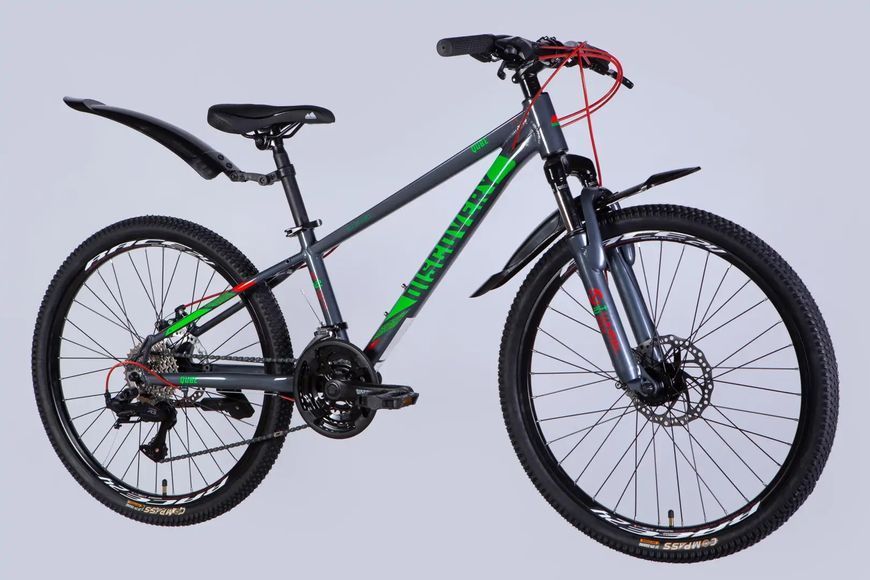 Велосипед AL 24" Discovery QUBE DD CS рама-11,5" сірий 2025 OPS-DIS-24-336 фото