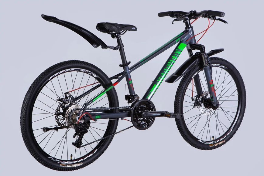 Велосипед AL 24" Discovery QUBE DD CS рама-11,5" сірий 2025 OPS-DIS-24-336 фото