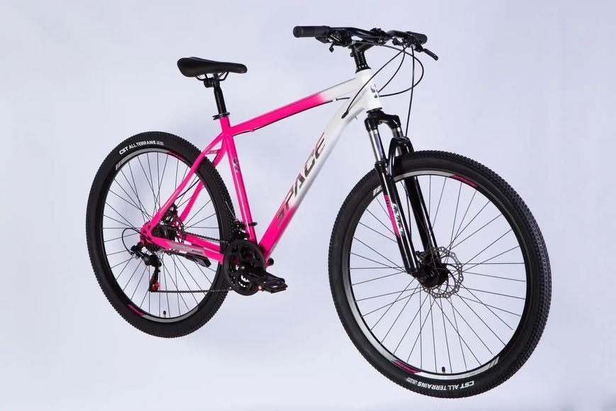 Велосипед ST 29" SPACE MARS DD FR рама-20" рожево-білий 2025 OPS-SP-29-042 фото