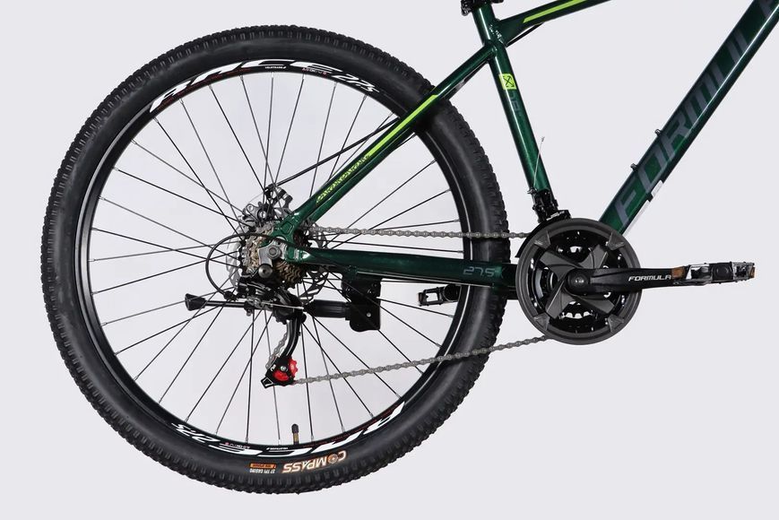 Велосипед AL 27.5" Formula MOTION DD FR рама-18" зелений 2026 OPS-FR-27.5-303 фото