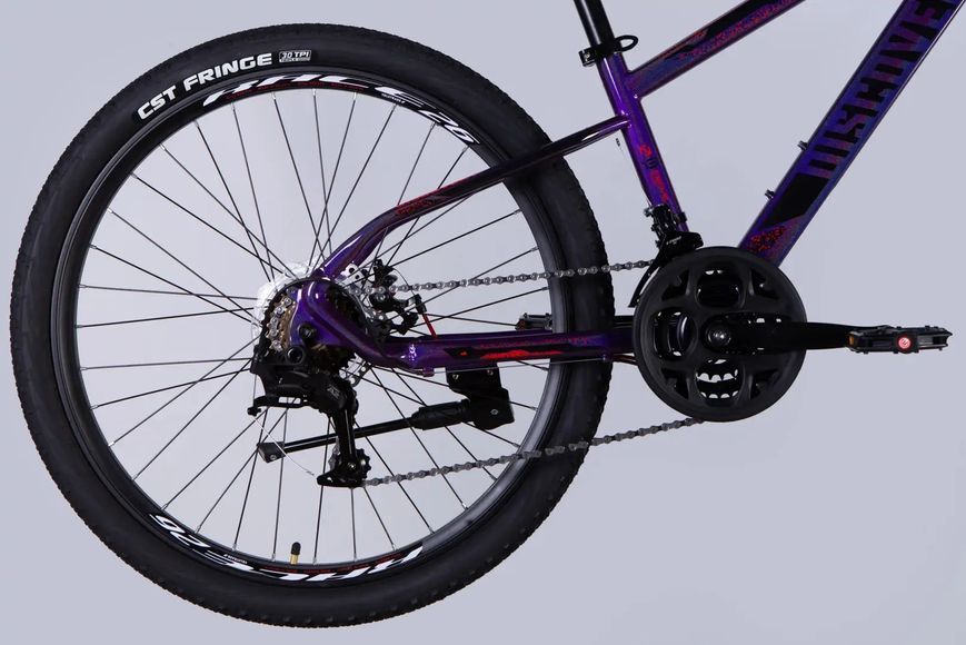 Велосипед ST 26" Discovery TREK DD FR рама-13" фіолетовий 2025 OPS-SP-26-051 фото