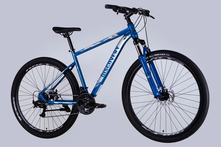 Велосипед ST 29" Discovery TREK DD FR рама-19" синьо-сріблястий 2025 OPS-SP-29-077 фото