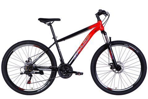 Велосипед ST 27.5" SPACE MARS DD FR рама-17" червоно-чорний 2026 OPS-SP-27.5-067 фото