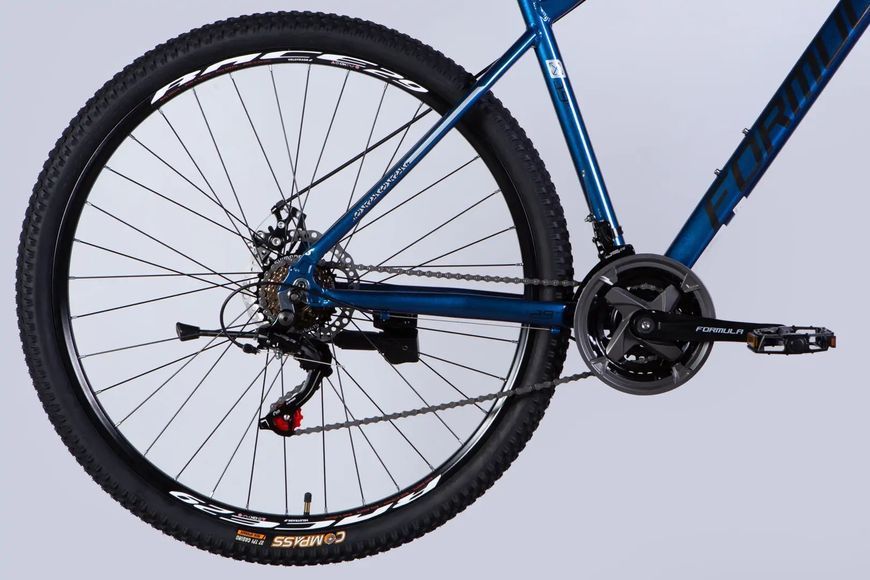 Велосипед AL 29" Formula MOTION DD FR рама-19" синiй з чорним 2026 OPS-FR-29-420 фото