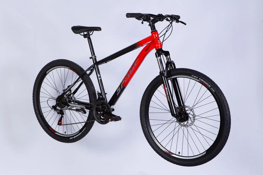 Велосипед ST 27.5" SPACE MARS DD FR рама-17" червоно-чорний 2026 OPS-SP-27.5-067 фото