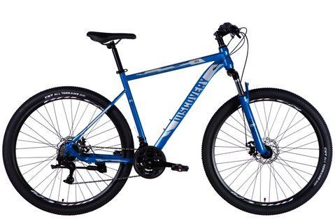 Велосипед ST 29" Discovery TREK DD FR рама-21" синьо-сріблястий 2025 OPS-SP-29-081 фото