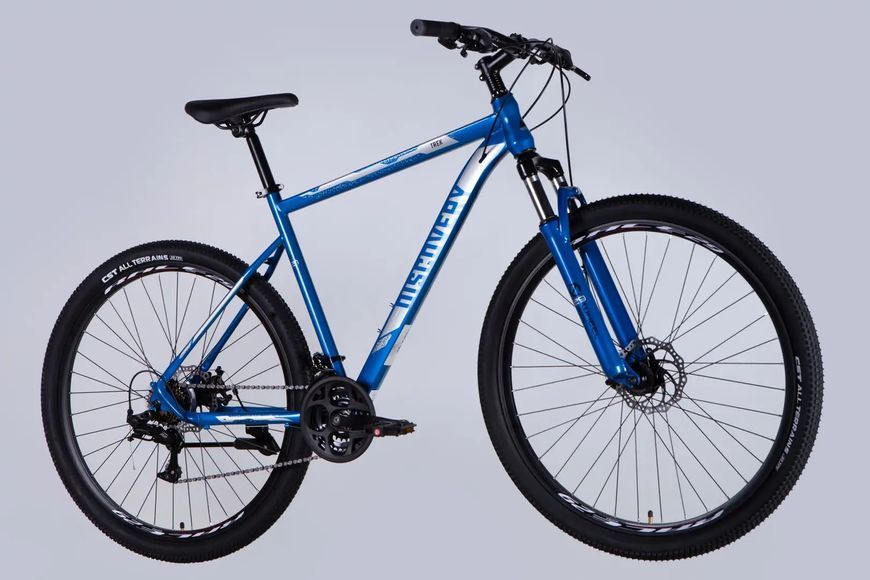 Велосипед ST 29" Discovery TREK DD FR рама-21" синьо-сріблястий 2025 OPS-SP-29-081 фото
