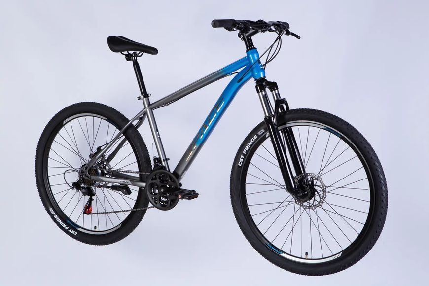 Велосипед ST 27.5" SPACE MARS DD FR рама-17" синьо-сірий 2026 OPS-SP-27.5-072 фото