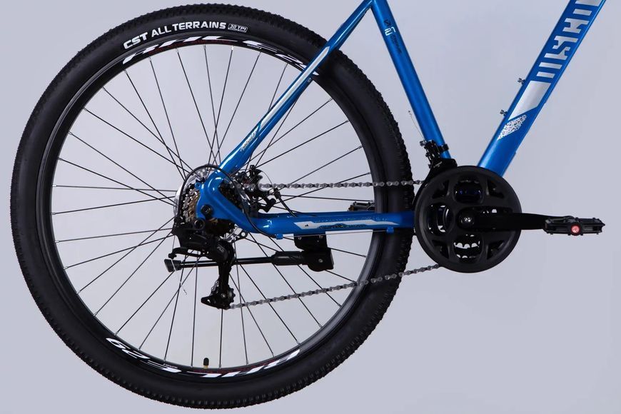 Велосипед ST 29" Discovery TREK DD FR рама-21" синьо-сріблястий 2025 OPS-SP-29-081 фото