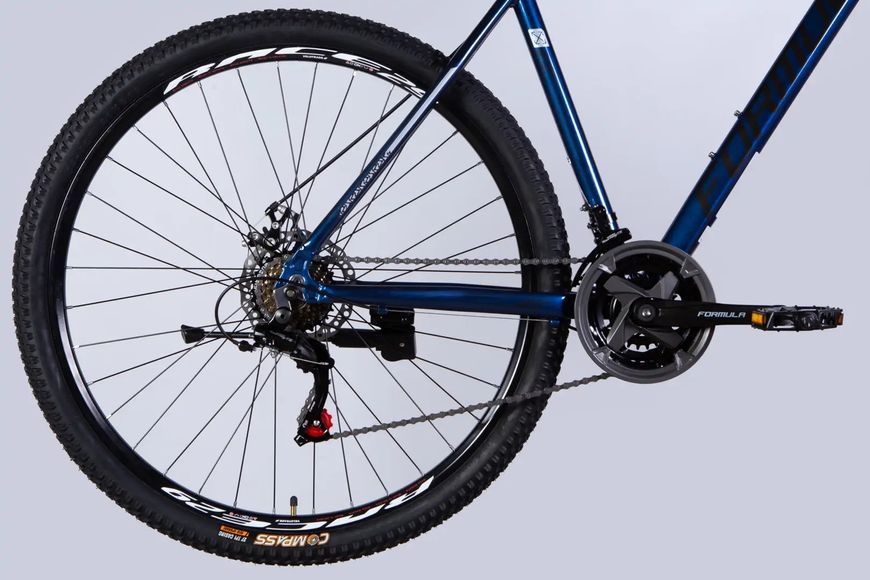 Велосипед AL 29" Formula MOTION DD FR рама-21" синiй з чорним 2026 OPS-FR-29-424 фото