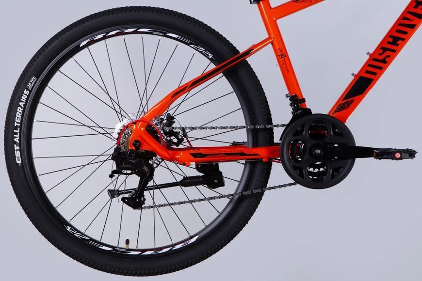 Велосипед ST 27.5" Discovery TREK DD FR рама-16" помаранчевий 2025 OPS-SP-27.5-041 фото