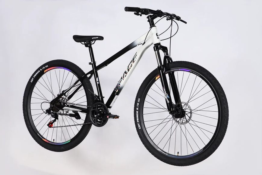 Велосипед ST 29" SPACE MARS DD FR рама-16" чорний з білим 2026 OPS-SP-29-154 фото