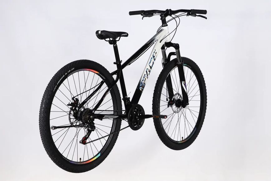 Велосипед ST 29" SPACE MARS DD FR рама-16" чорний з білим 2026 OPS-SP-29-154 фото