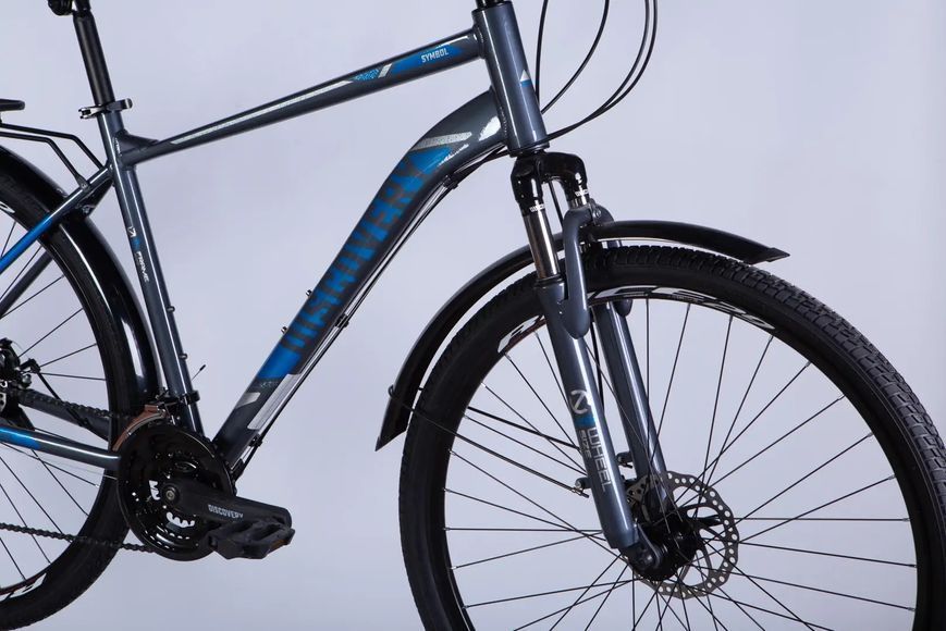 Велосипед AL 28" Discovery SYMBOL MAN DD CS рама-20" сіро-синій 2025 OPS-DIS-28-000 фото