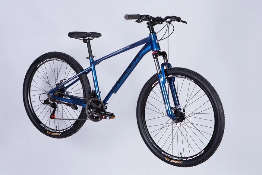 Велосипед AL 27.5" Formula MOTION DD FR рама-16" синьо-чорний 2025 OPS-FR-27.5-252 фото