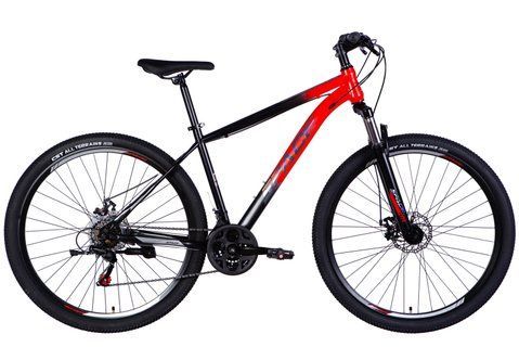Велосипед ST 29" SPACE MARS DD FR рама-18" червоно-чорний 2026 OPS-SP-29-157 фото