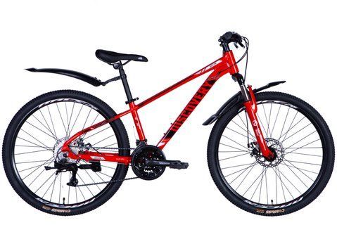 Велосипед AL 26" Discovery BASTION DD CS рама-13" червоно-чорний 2025 OPS-DIS-26-612 фото