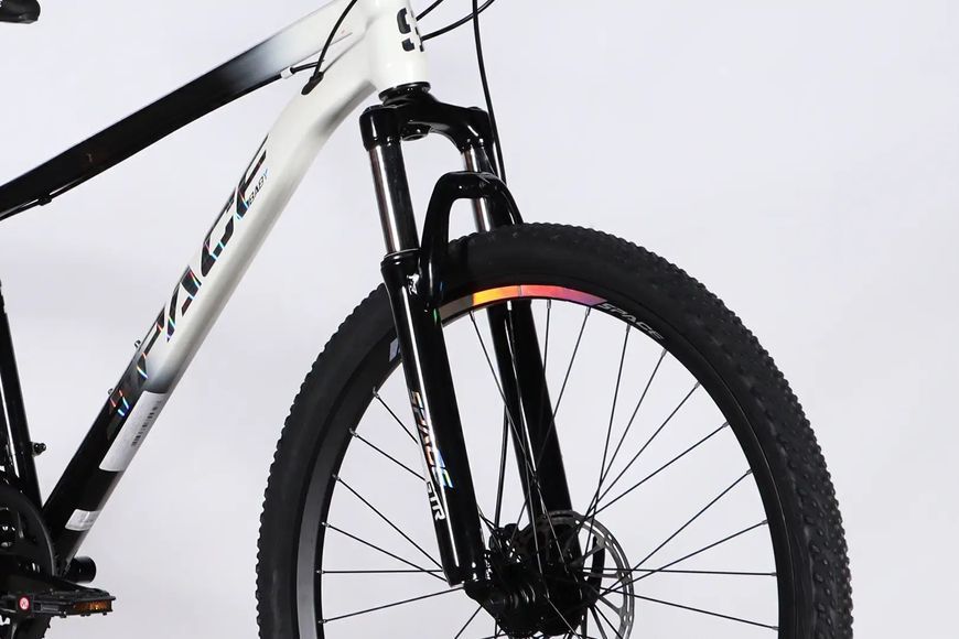 Велосипед ST 29" SPACE MARS DD FR рама-18" чорний з білим 2026 OPS-SP-29-160 фото