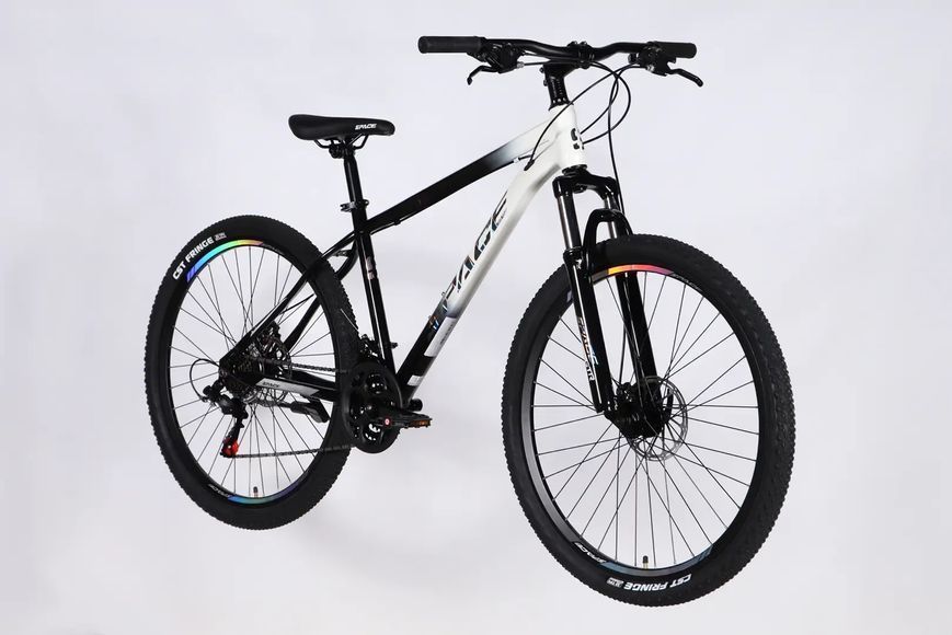 Велосипед ST 29" SPACE MARS DD FR рама-18" чорний з білим 2026 OPS-SP-29-160 фото