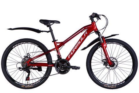 Велосипед AL 24" Formula BLACKWOOD 1.0 DD FR рама-12,5" червоно-сріблястий 2025 OPS-FR-24-422 фото
