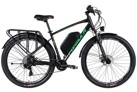 Велосипед з електроприводом 29" AL Formula eCURSOR MAN DD CS рама-19" 48B 17.5А*г 500Вт чорно-зелений 2026 ELB-FR-29-244 фото