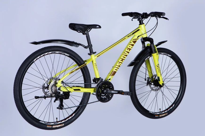 Велосипед AL 26" Discovery BASTION DD CS рама-13" жовтий 2025 OPS-DIS-26-618 фото