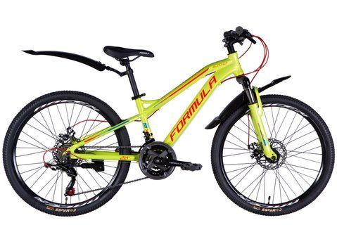 Велосипед AL 24" Formula BLACKWOOD 1.0 DD FR рама-12,5" зелено-червоний 2025 OPS-FR-24-424 фото
