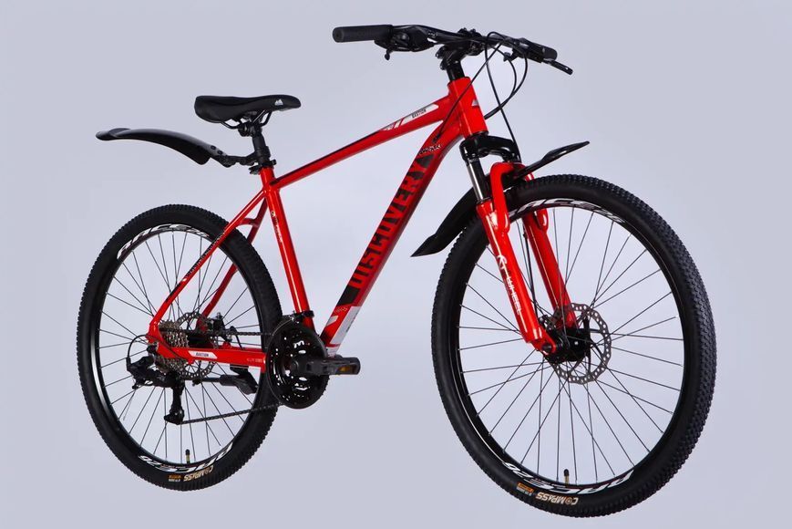 Велосипед AL 26" Discovery BASTION DD CS рама-18" червоно-чорний 2025 OPS-DIS-26-619 фото