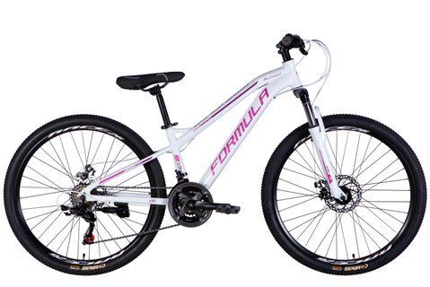 Велосипед AL 26" Formula BLACKWOOD DD FR рама-13" біло-рожевий 2025 OPS-FR-26-774 фото