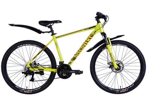 Велосипед AL 26" Discovery BASTION DD CS рама-18" жовтий 2025 OPS-DIS-26-622 фото