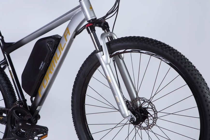 Велосипед з електроприводом 29" AL Formula eF-1 DD CS рама-18,5" 48B 12.5А*г 500Вт сріблясто-чорний 2026 ELB-FR-29-250 фото