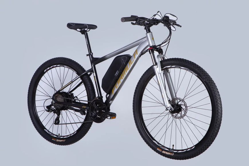 Велосипед з електроприводом 29" AL Formula eF-1 DD CS рама-18,5" 48B 12.5А*г 500Вт сріблясто-чорний 2026 ELB-FR-29-250 фото