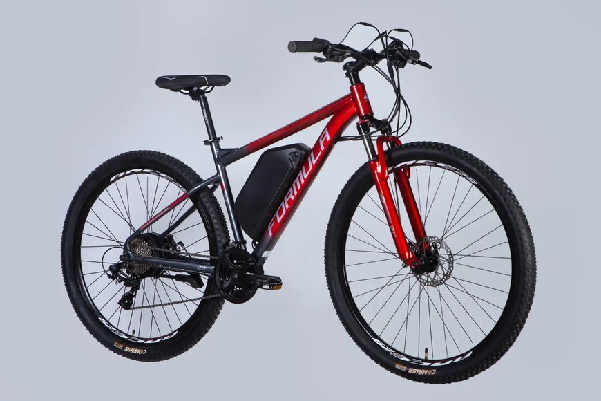 Велосипед з електроприводом 29" AL Formula eF-1 DD CS рама-18,5" 48B 17.5А*г 500Вт червоно-сріблястий 2026 ELB-FR-29-251 фото