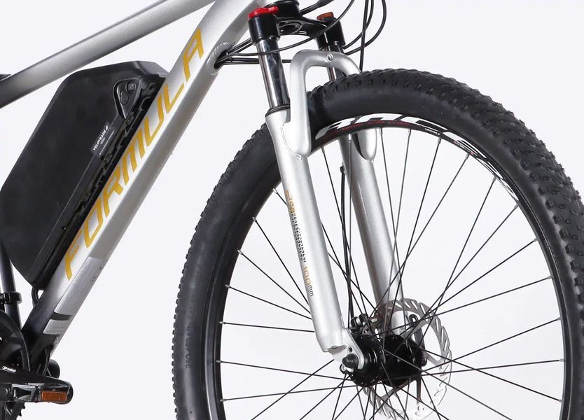 Велосипед з електроприводом 29" AL Formula eF-1 DD CS рама-18,5" 48B 17.5А*г 500Вт сріблясто-чорний 2026 ELB-FR-29-252 фото