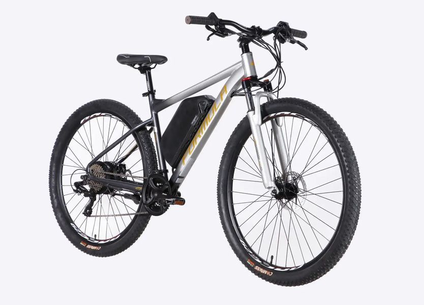Велосипед з електроприводом 29" AL Formula eF-1 DD CS рама-18,5" 48B 17.5А*г 500Вт сріблясто-чорний 2026 ELB-FR-29-252 фото