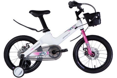Велосипед MG 16" SPACE KID MOON DD рама-9" білий 2025 OPS-SK-16-013 фото