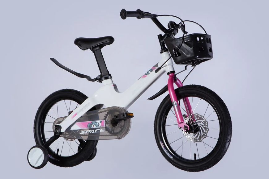 Велосипед MG 16" SPACE KID MOON DD рама-9" білий 2025 OPS-SK-16-013 фото