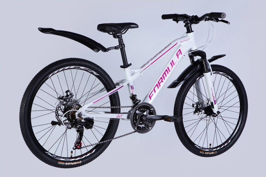 Велосипед AL 24" Formula BLACKWOOD DD FR рама-12,5" біло-рожевий 2026 OPS-FR-24-444 фото