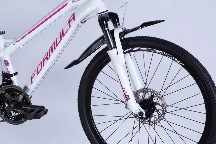 Велосипед AL 24" Formula BLACKWOOD DD FR рама-12,5" біло-рожевий 2026 OPS-FR-24-444 фото
