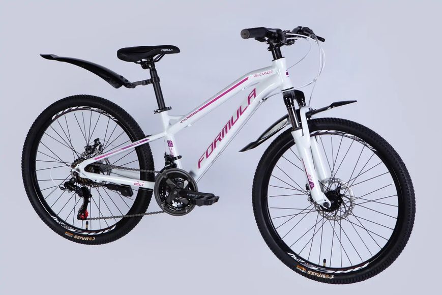 Велосипед AL 24" Formula BLACKWOOD DD FR рама-12,5" біло-рожевий 2026 OPS-FR-24-444 фото