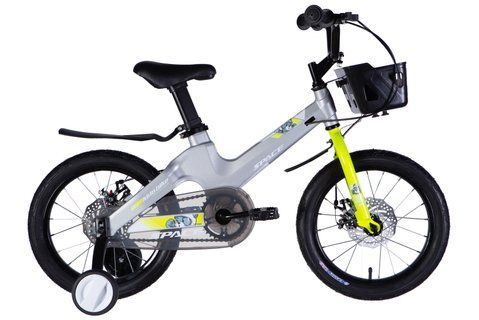 Велосипед MG 16" SPACE KID MOON DD рама-9" сірий 2025 OPS-SK-16-014 фото