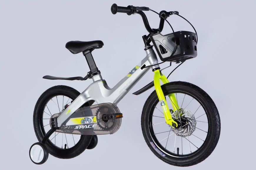 Велосипед MG 16" SPACE KID MOON DD рама-9" сірий 2025 OPS-SK-16-014 фото