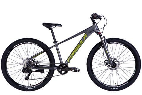 Велосипед AL 26" Formula ZEPHYR 3.0 DD CS рама-14" сірий з зеленим 2026 OPS-FR-26-814 фото