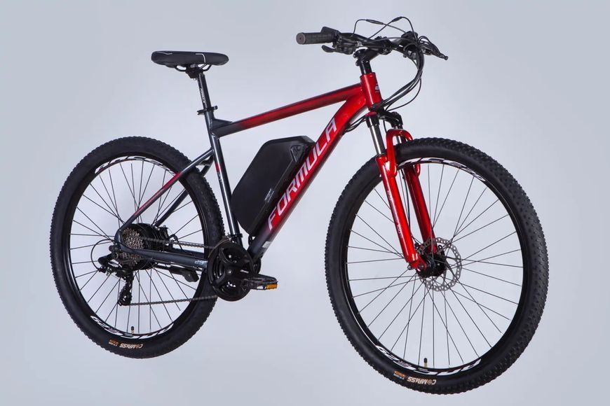 Велосипед з електроприводом 29" AL Formula eF-1 DD CS рама-21" 48B 17.5А*г 500Вт червоно-сріблястий 2026 ELB-FR-29-255 фото