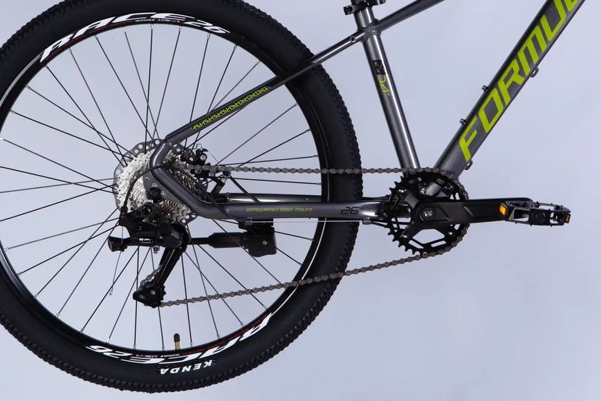 Велосипед AL 26" Formula ZEPHYR 3.0 DD CS рама-14" сірий з зеленим 2026 OPS-FR-26-814 фото
