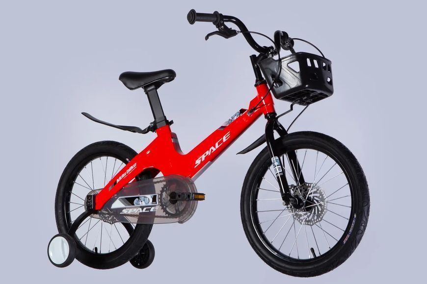 Велосипед MG 18" SPACE KID MOON DD рама-10" червоний 2025 OPS-SK-18-020 фото