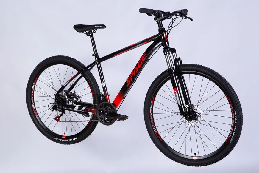 Велосипед AL 29" SPACE MERCURY DD FR рама-18" чорно-червоний 2026 OPS-SP-29-172 фото