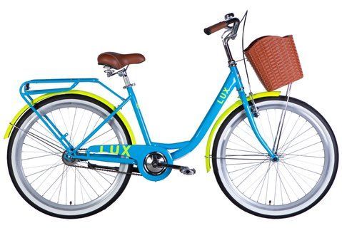 Велосипед ST 26" Dorozhnik LUX Velosteel рама-17" блакитний 2025 OPS-D-26-290 фото