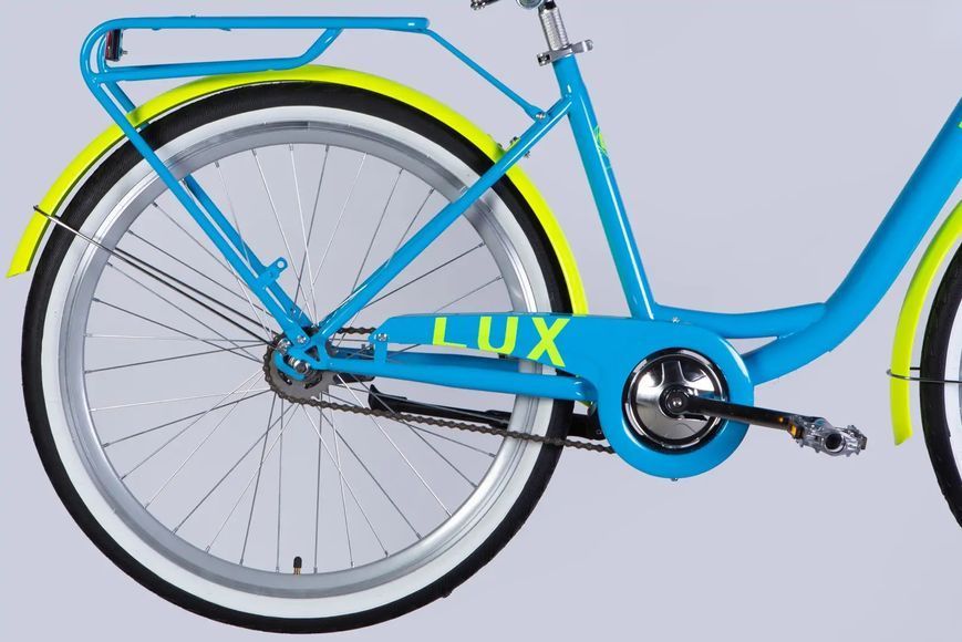 Велосипед ST 26" Dorozhnik LUX Velosteel рама-17" блакитний 2025 OPS-D-26-290 фото
